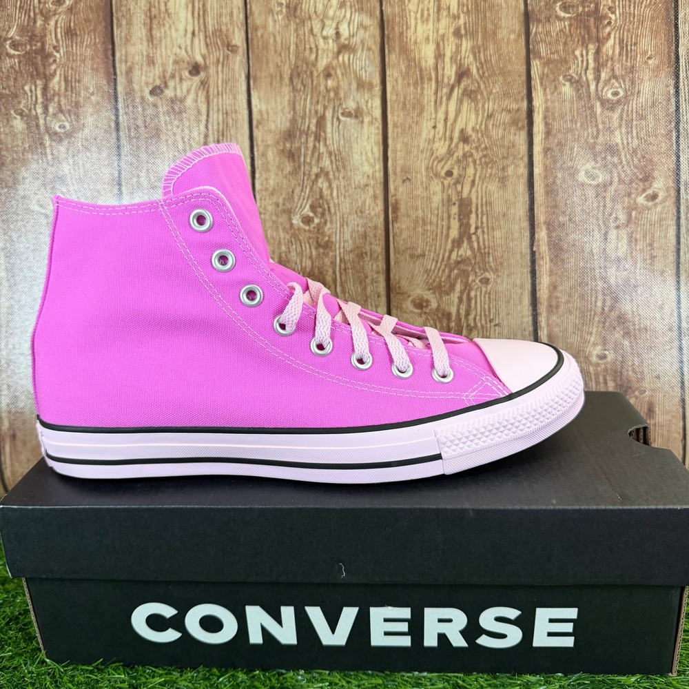 Converse Chuck Taylor All Star Hi Sneaker Mens Size 9 Shocking Orchid Pink New